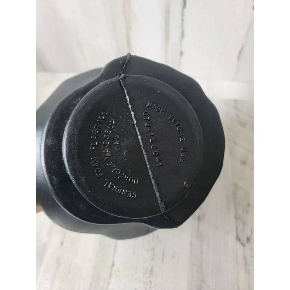 General foam‎ black skeleton head Halloween bucket